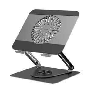 Foldable Ergonomic Laptop Stand with Cooling Fan