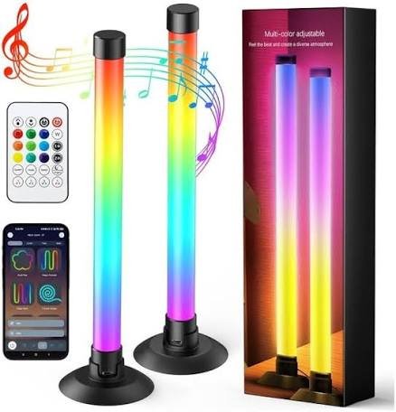RGB Ambient Music Sync Light Bar (Pair)